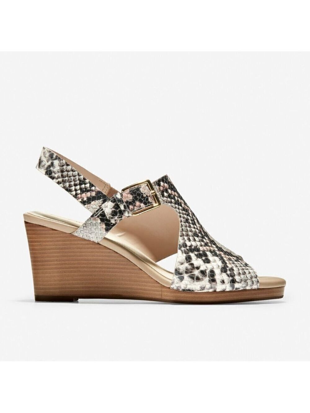 HOST Pick Cole Haan Leather Wedge Sandal New